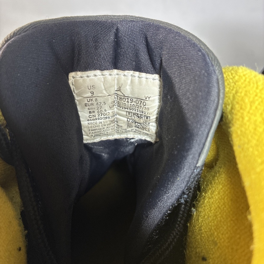 Nike Air Jordan 9 Retro Dark Charcoal Shoes Black Mens Size 9 CT8019-070 - Picture 8 of 11